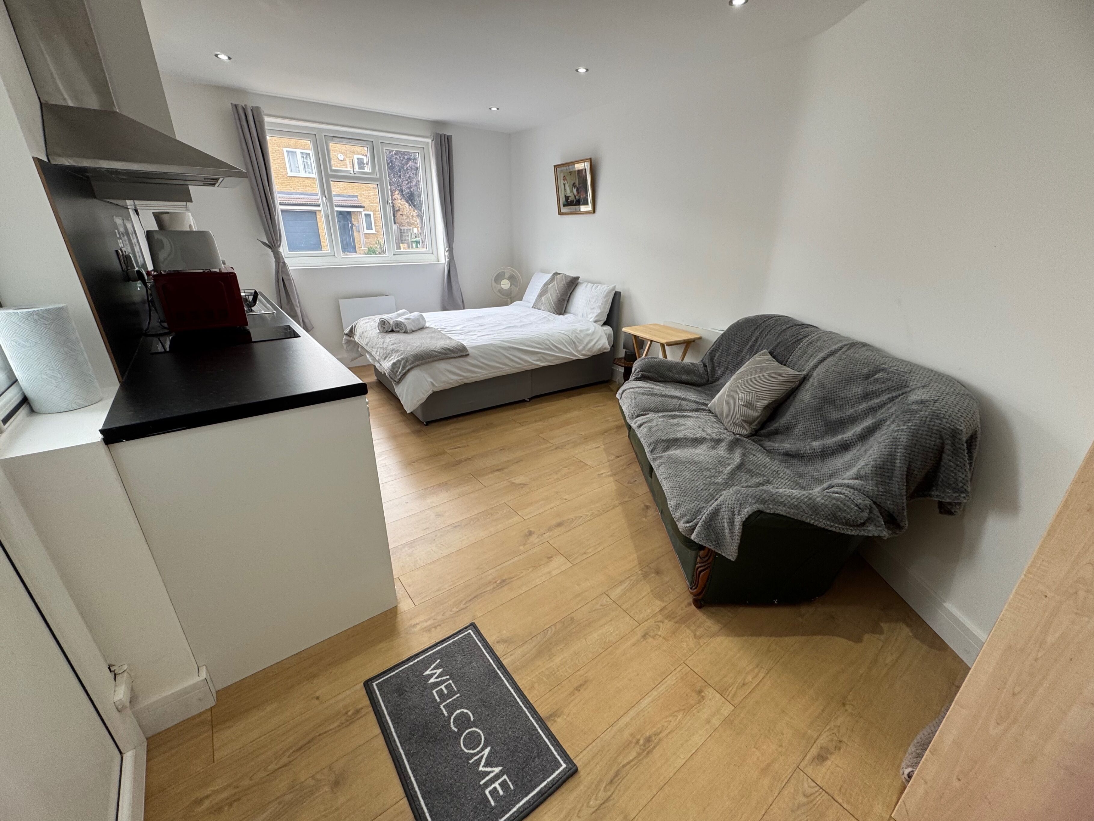 1 Schlafzimmer, Bügeleisen/Bügelbrett, kostenloses WLAN, Bettwäsche