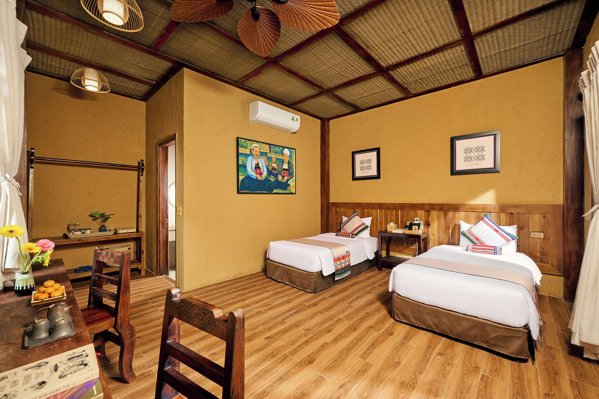 Double or Twin Room, Garden View | Premium bedding, memory foam beds, desk, laptop workspace