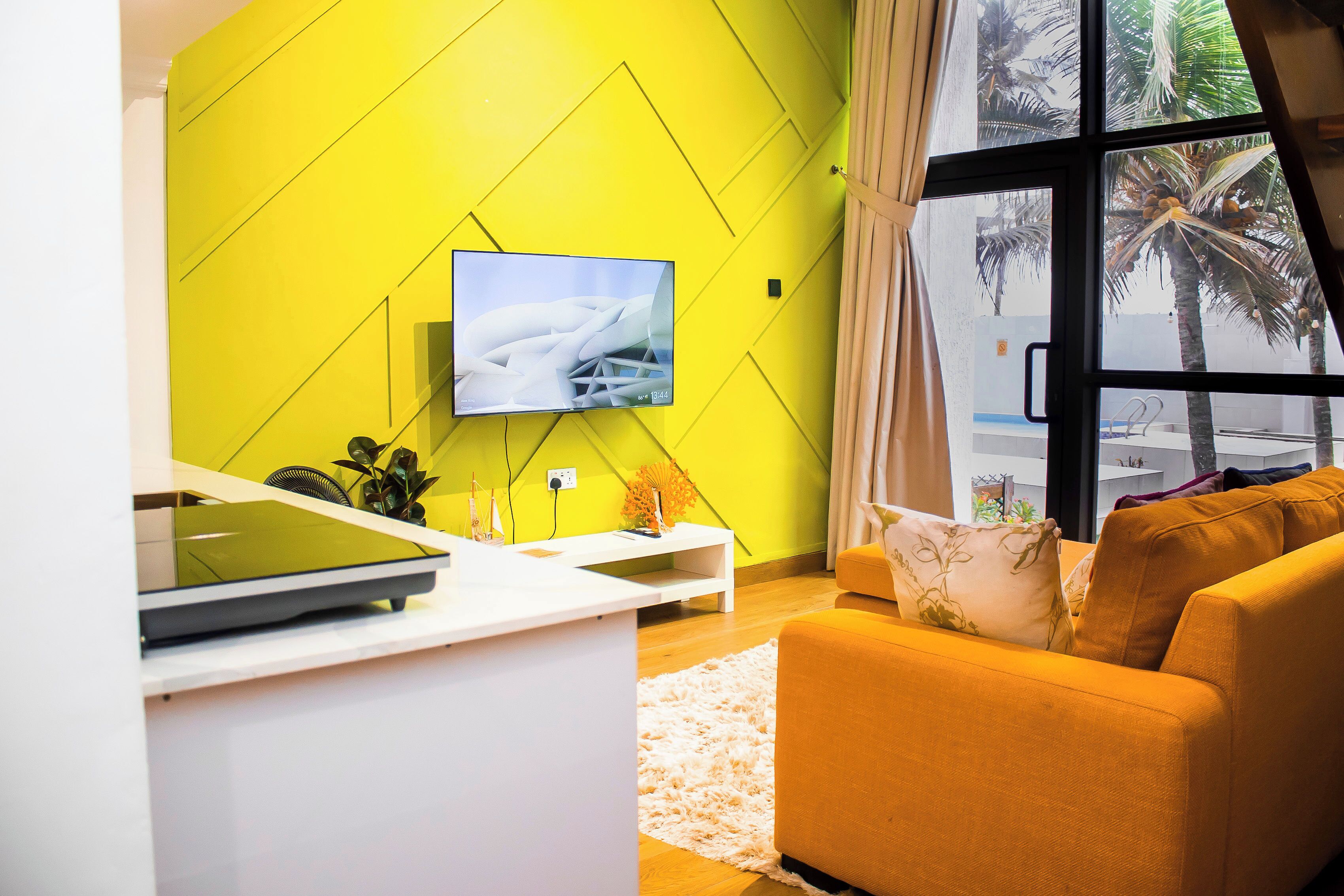 Comfort-Suite, Blick auf den Innenhof | Wohnbereich