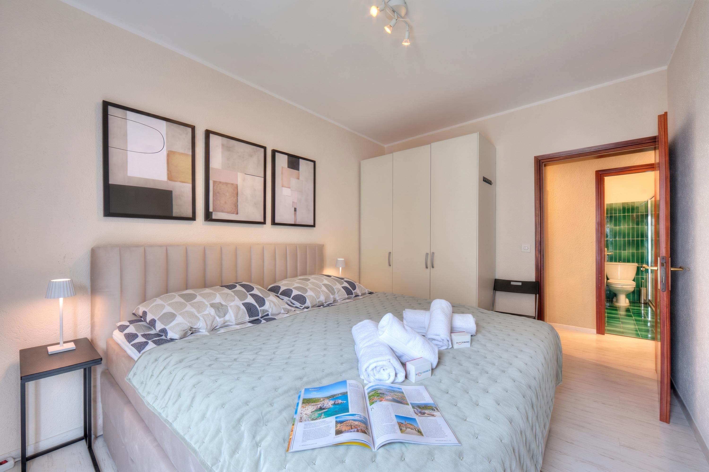 Apartamento familiar, 2 habitaciones, microondas (Emotion Lake Lugano with direct lake) | 2 dormitorios