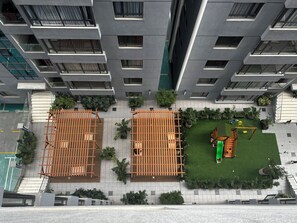 Uitzicht vanuit accommodatie