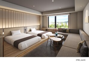 Chambre avec lits jumeaux