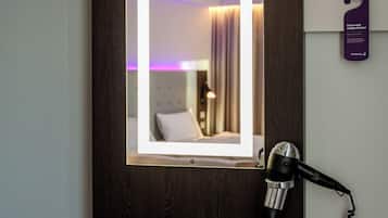 In-room safe, blackout drapes, soundproofing, iron/ironing board