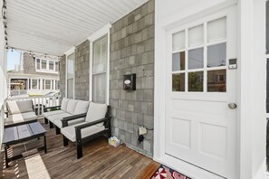 Terrace/patio - Escape to this spacious three-level home in the heart of Ocean Grove, just a short walk from the beach, boardwalk, shops, and restaurants. (Neptune Township)