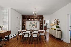 Dining - Escape to this spacious three-level home in the heart of Ocean Grove, just a short walk from the beach, boardwalk, shops, and restaurants. (Neptune Township)