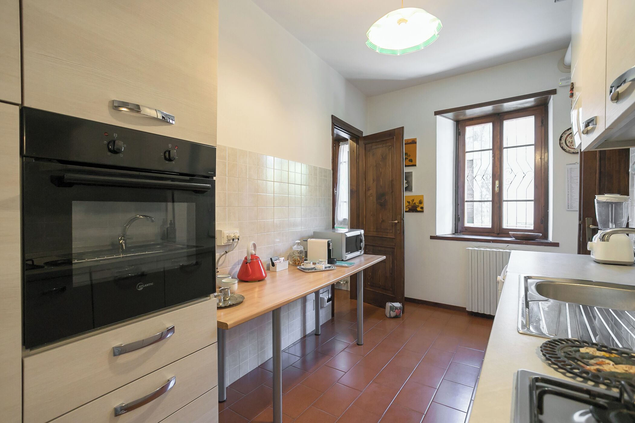 Fridge, microwave, dishwasher