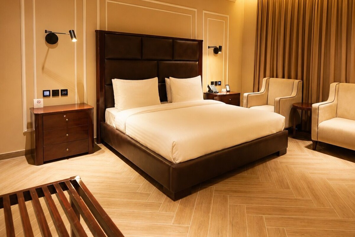 In-room safe, desk, laptop workspace, iron/ironing board