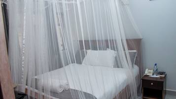 In-room safe, desk, laptop workspace, blackout curtains