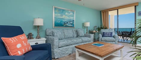 Condo, 1 Bedroom | Living area