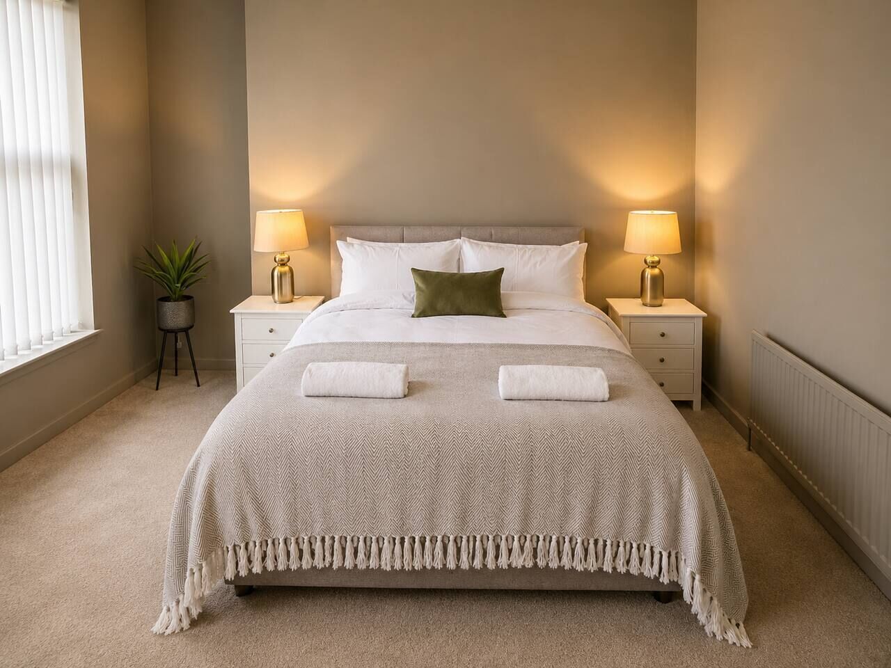 Desk, iron/ironing board, free WiFi, bed sheets