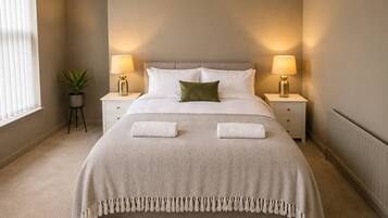 Desk, iron/ironing board, free WiFi, bed sheets