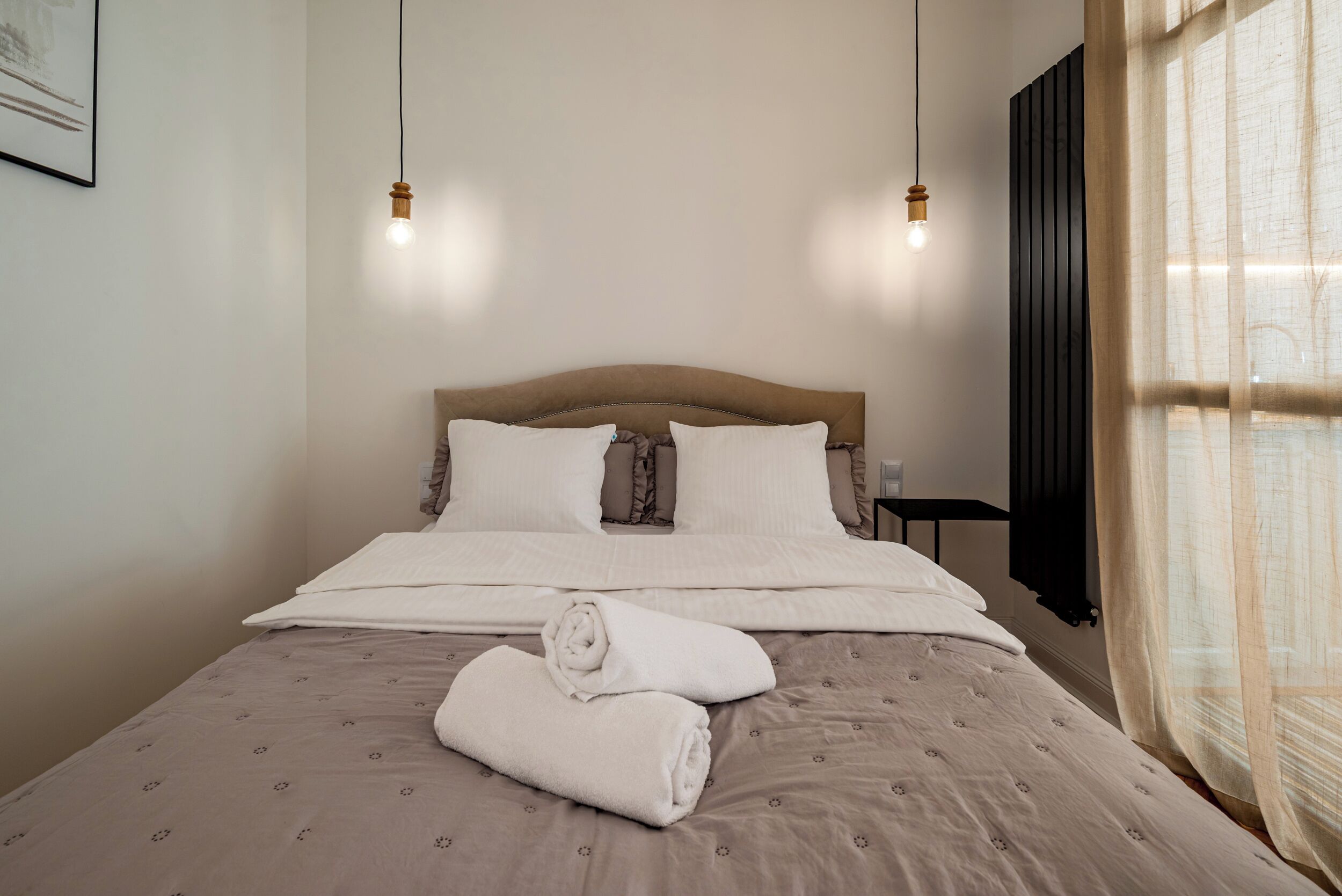 Apartment | Iron/ironing board, WiFi (free), bed sheets