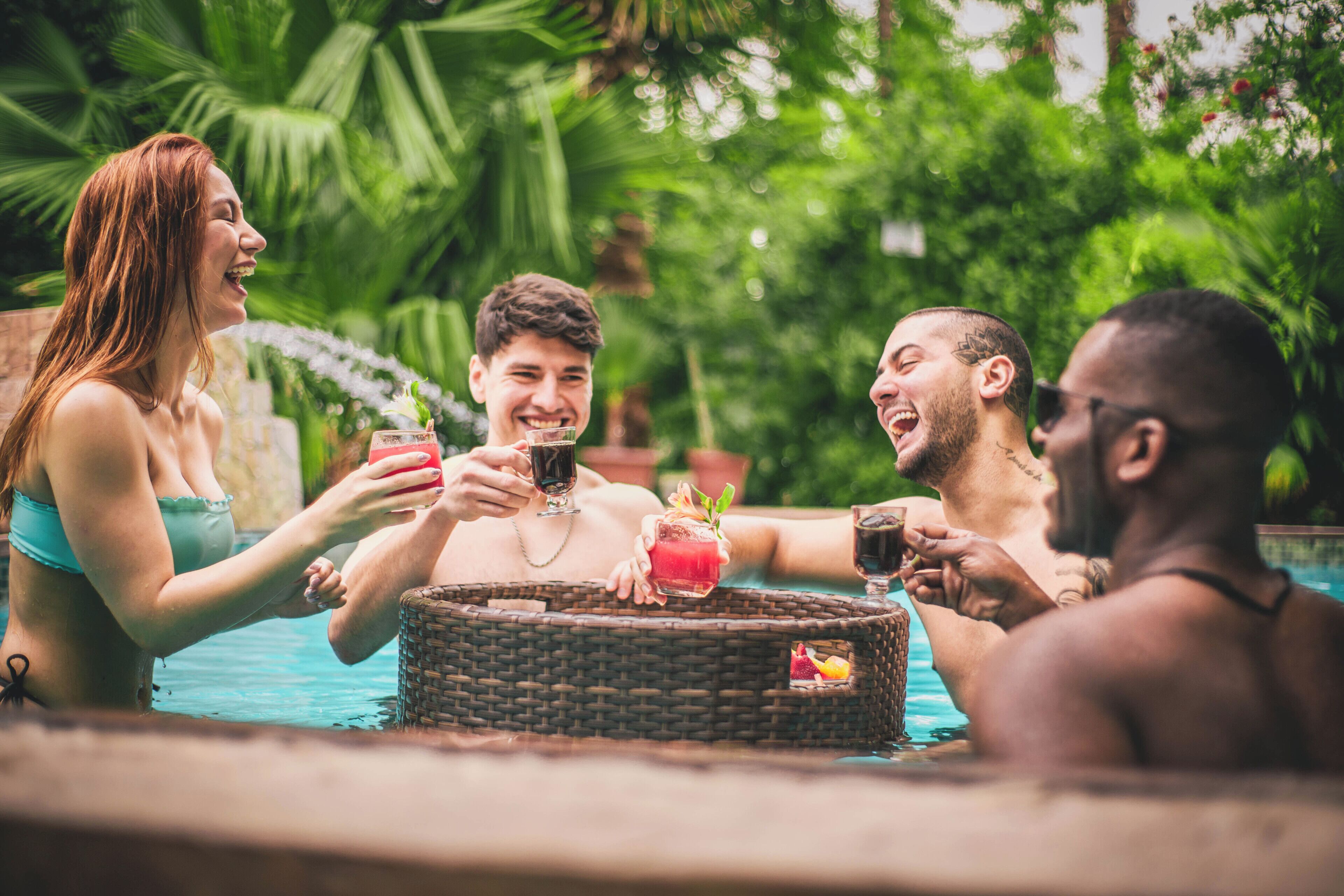 3 outdoor pools