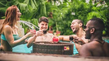 3 outdoor pools