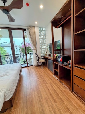 Deluxe Double Room, Garden View | Premium bedding, memory foam beds, minibar, in-room safe - Betel An Bang Homestay (Hoi An Tay)