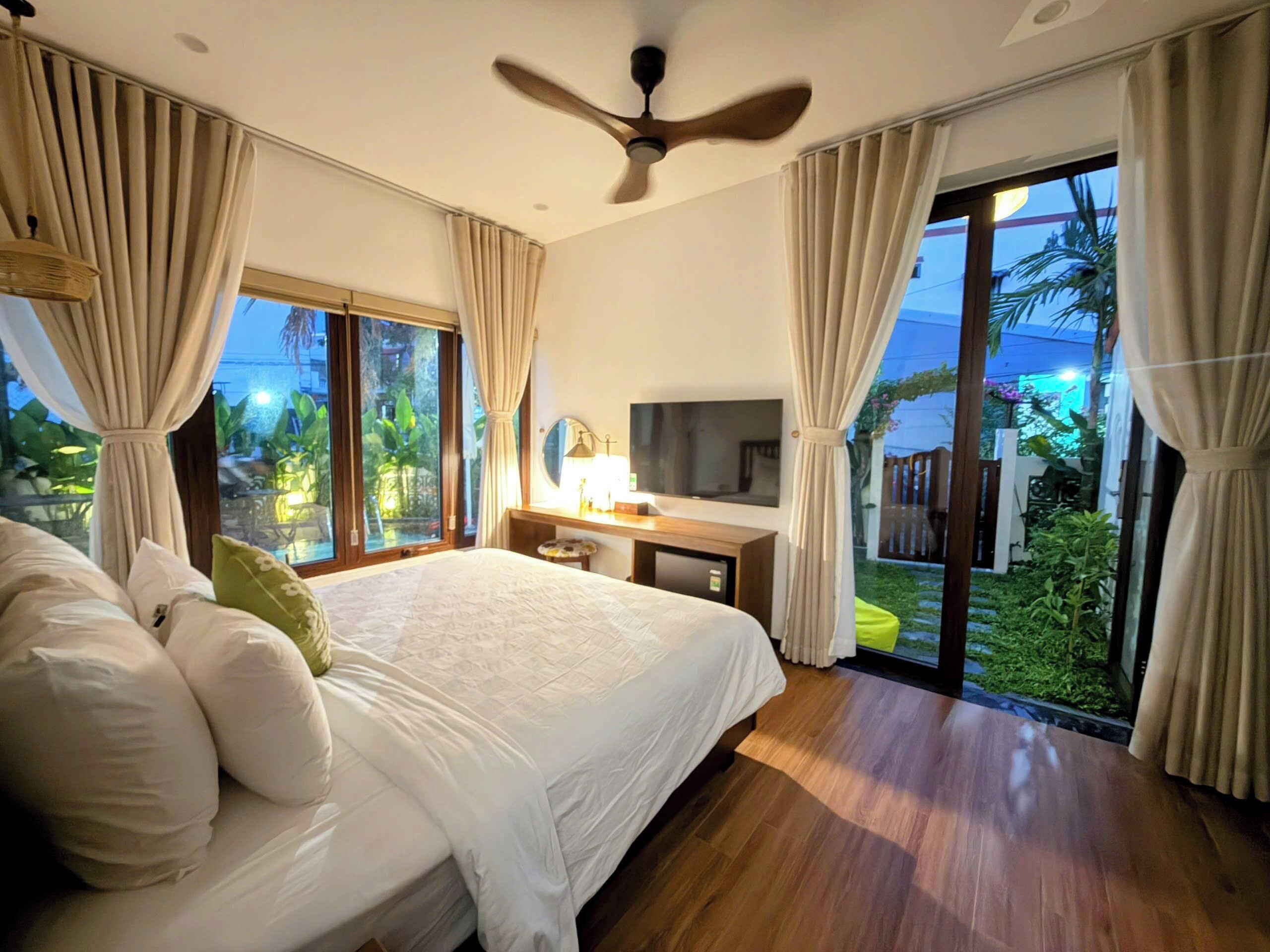 Departamento familiar, 2 habitaciones, vista al jardín | Vista al jardín