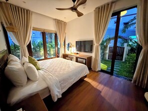 Premium bedding, memory foam beds, minibar, in-room safe - Betel An Bang Homestay (Hoi An Tay)