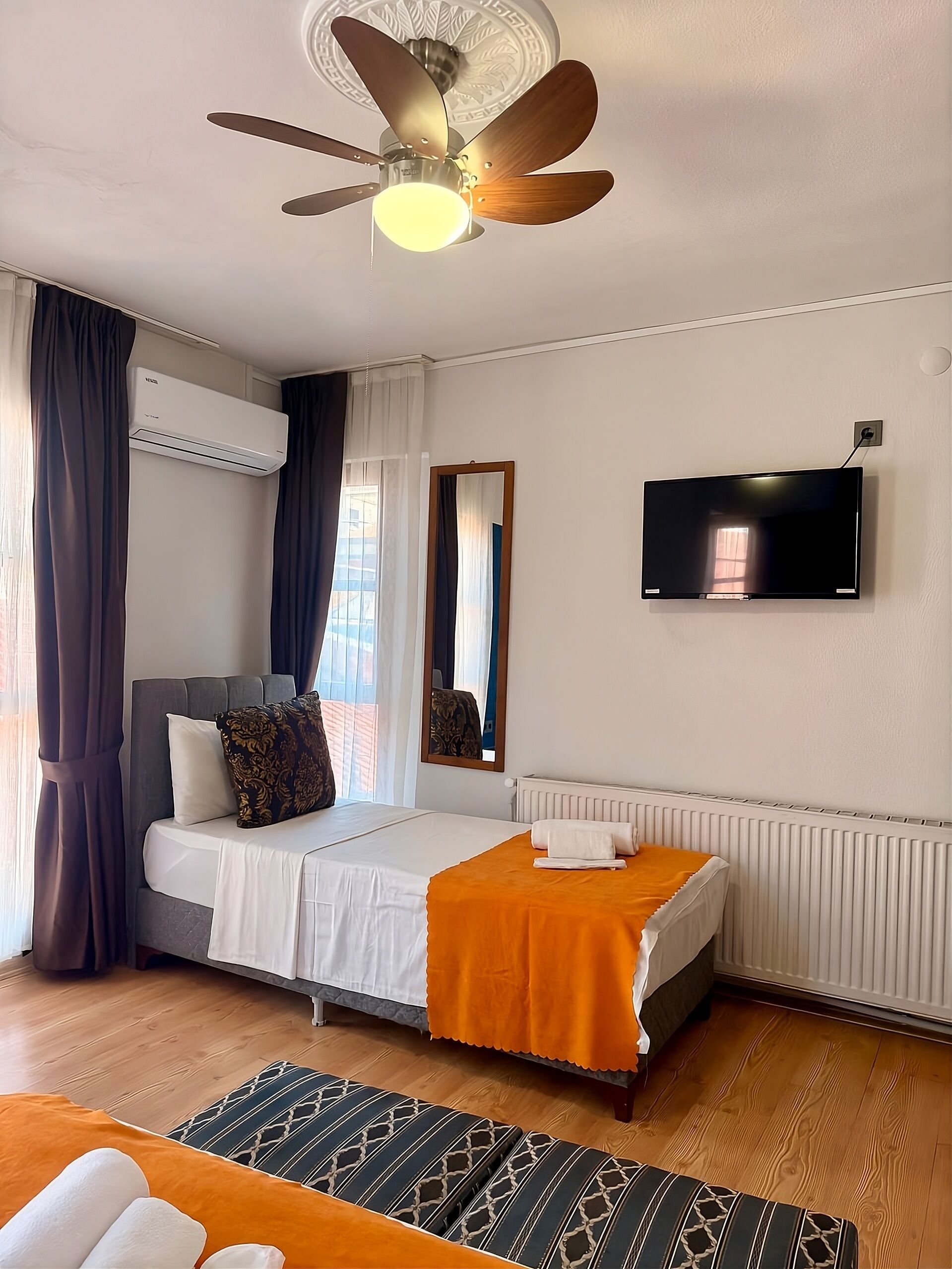 Family Twin Room, Multiple Beds | Iron/ironing board (on request), free WiFi