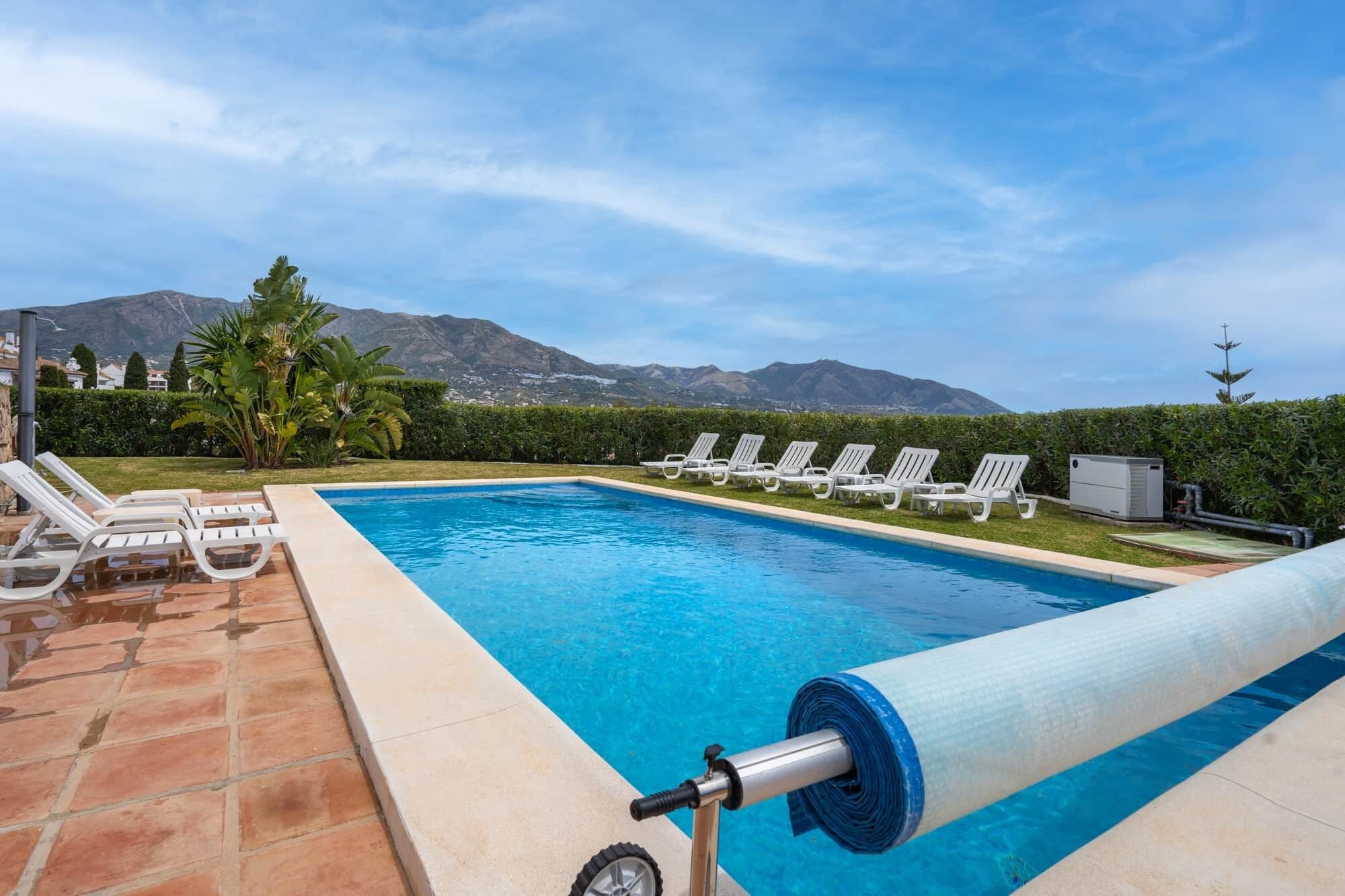 Una piscina climatizada