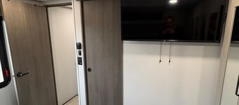 Home away from home in a rural setting with a fully equipped kitchen