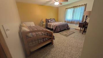 3 habitaciones, wifi gratis y ropa de cama