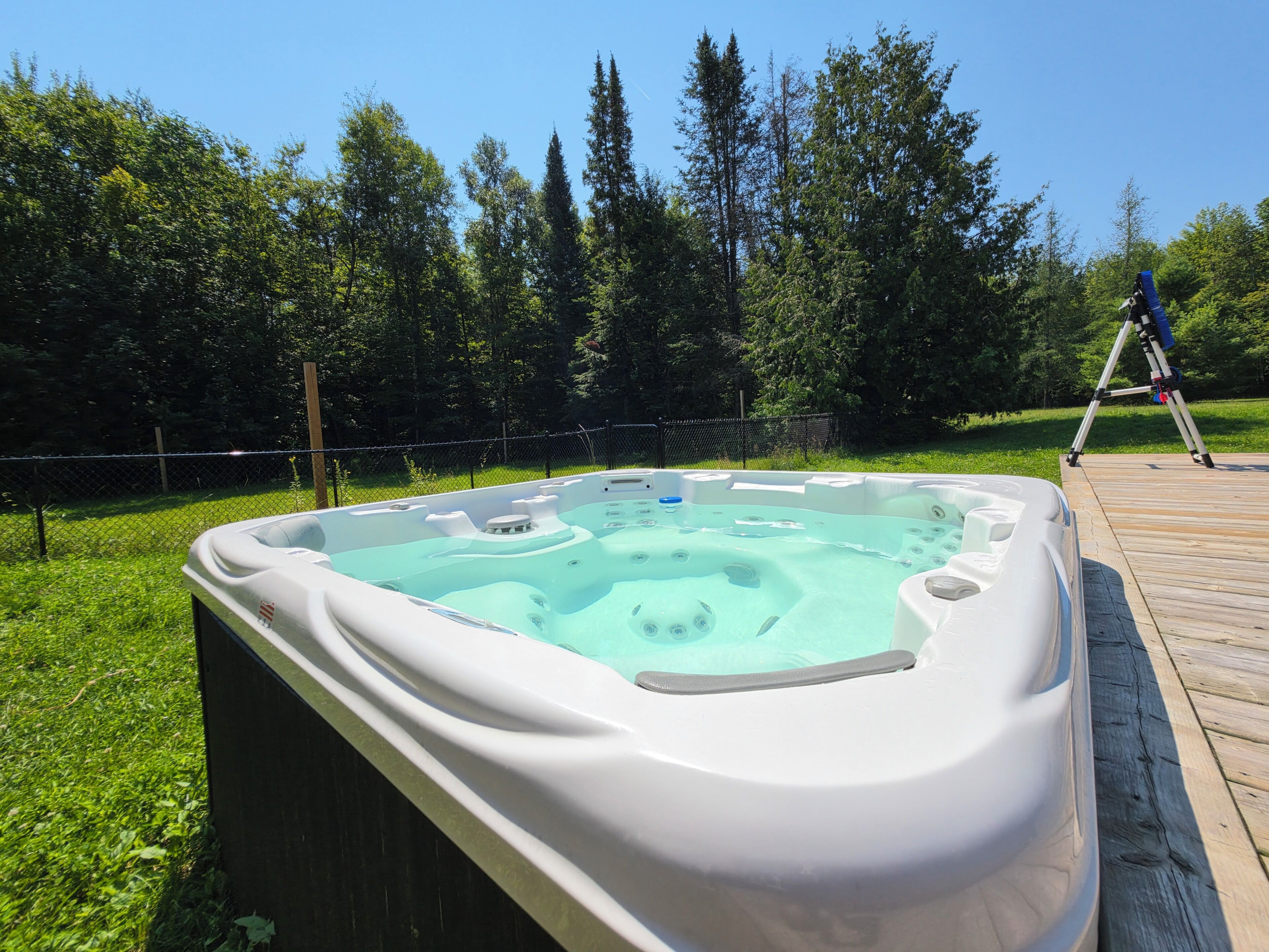 Bain à remous extérieur