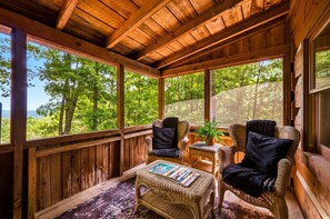 Interior - View  Hot Tub-Sauna-Fire Pit-Fireplace-Honeymoon (Sevierville)