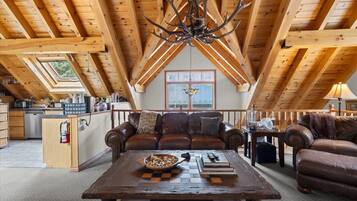 TV, fireplace, offices