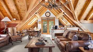 TV, fireplace, offices