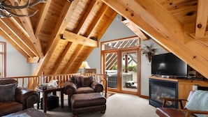 Fernseher, Kamin