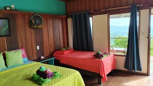 Bungalou, balcó, vistes a l'oceà