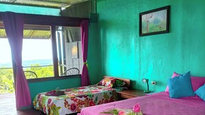 Bungalou, balcó, vistes a l'oceà