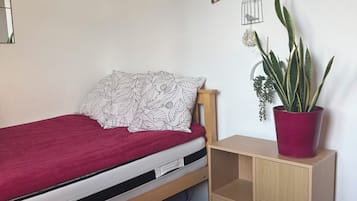 Iron/ironing board, WiFi, bed sheets