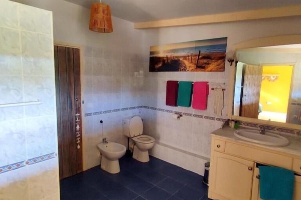 Superior Triple Room, Garden View | Bathroom | Free toiletries, hair dryer, bidet, towels