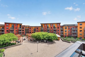 Deluxe Condo, 2 Bedrooms, Balcony, Mountain View | Property grounds - 2 Bd Loft 603 at Playa. Pool and Hot Tub (Kelowna)