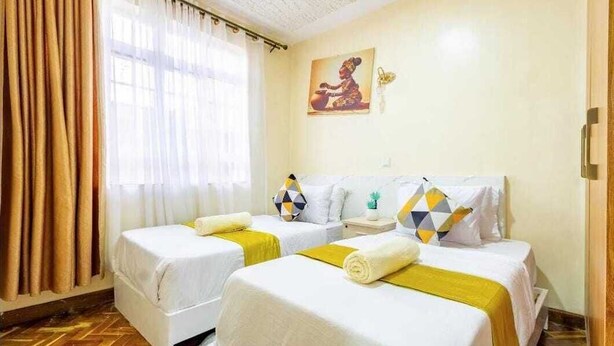 Unclassified image, 1 of 27, button - 2-bedroom apartment in beautiful Nairobi with AC and fitness room (Nairobi)