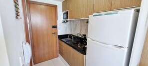 公寓 | 私人厨房 | 冰箱、微波炉、厨具/餐具