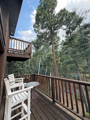 Property grounds - Spacious Retreat w/ Fire Pit, Ping Pong, beautiful forest views- Near Ski & Golf (Angel Fire)