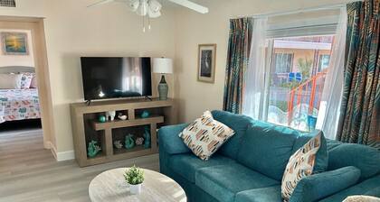Beach Boutique 2 BR condo + Pool: Steps to Beach!