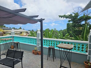 Outdoor dining - Fantastic 1-bedroom house with AC in charming Marigot (Marigot)