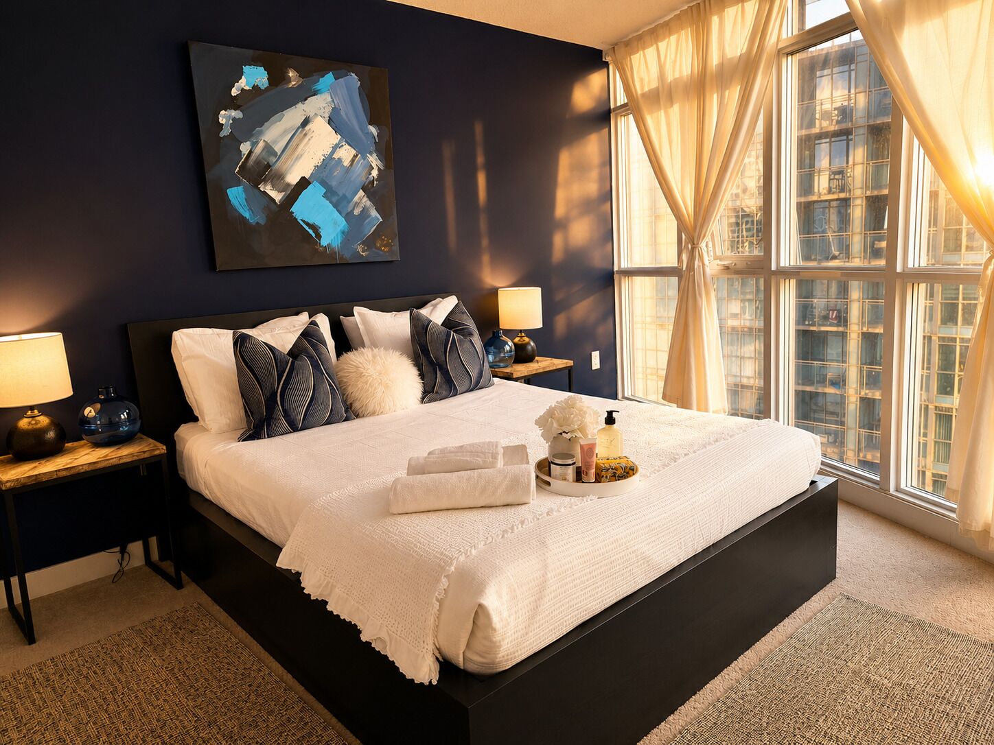 Free WiFi, bed sheets