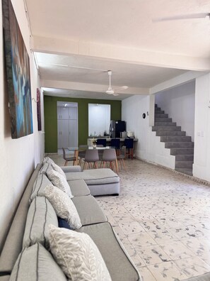 Living area - Vrbo Property (Calkiní)