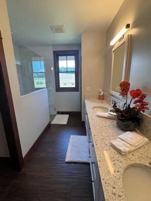 Bathroom - Beautiful Upscale Countryside 4-Bedroom Retreat near Road America (Plymouth)