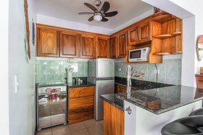 Coffee/tea maker, fridge, microwave, oven - Gated Forest Villa with Pool • Beach 5 Min Away (Playa del Coco)