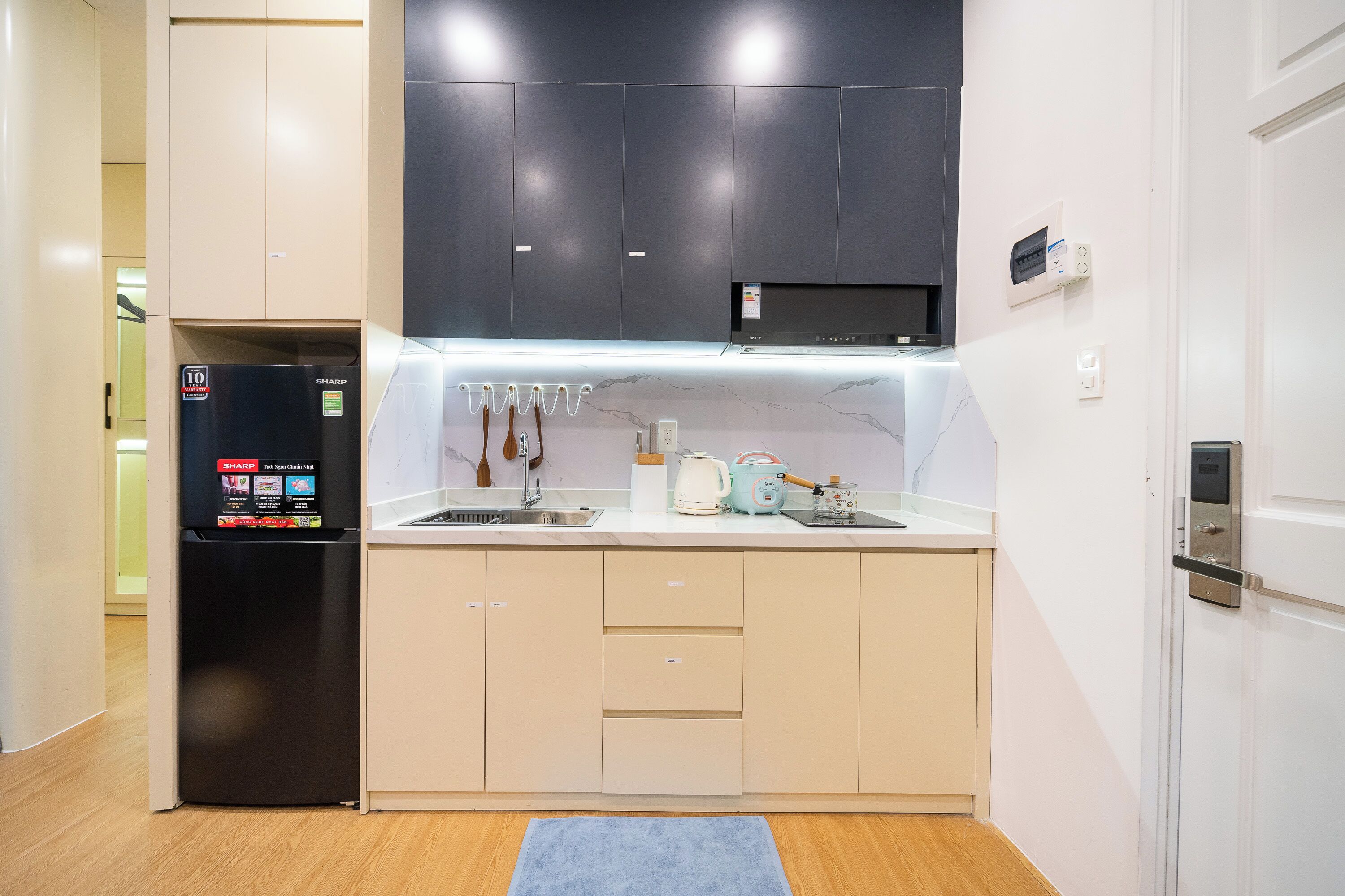 Suite estudio Signature, balcón | Cocina privada