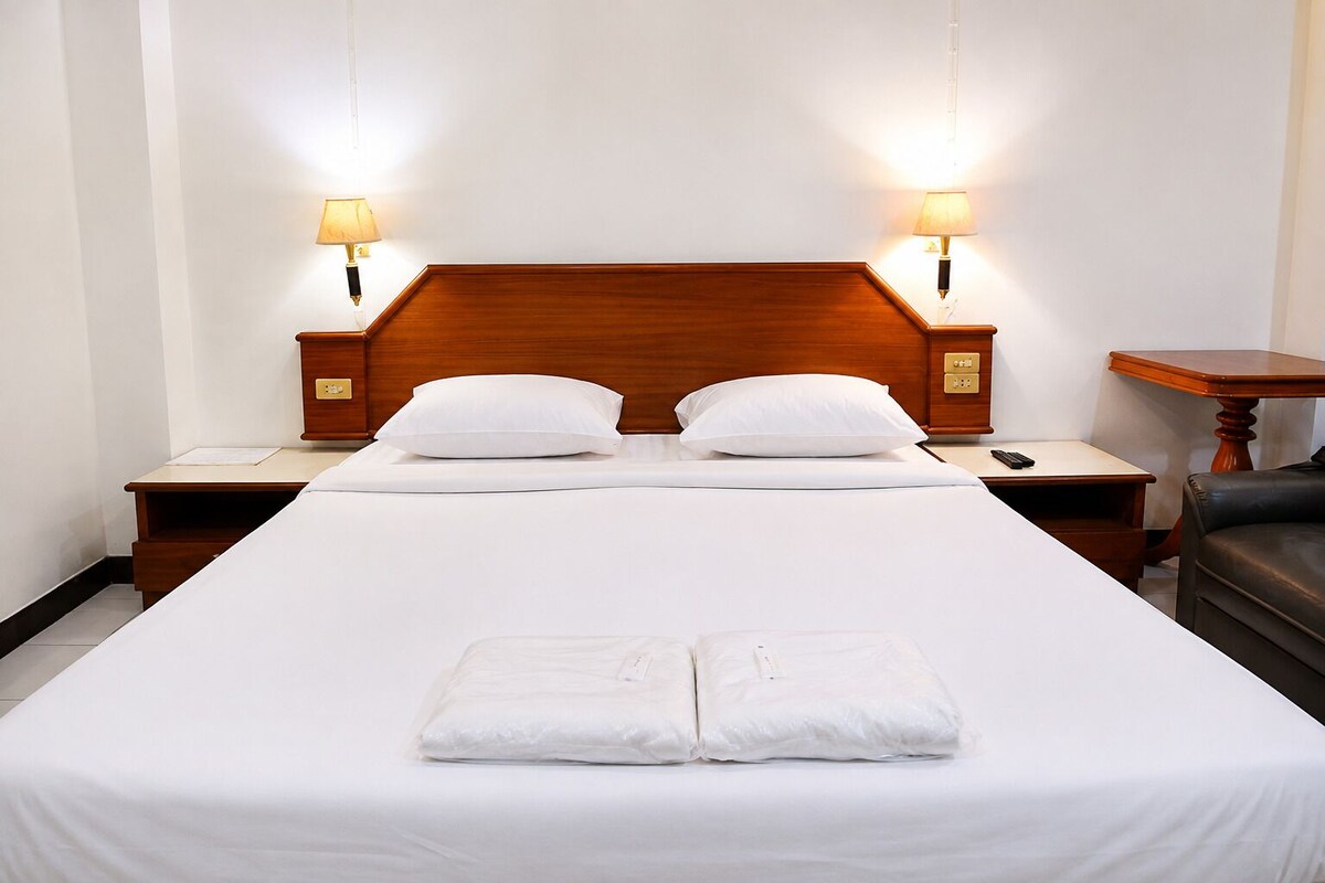Habitación doble superior | Escritorio, wifi gratis y ropa de cama