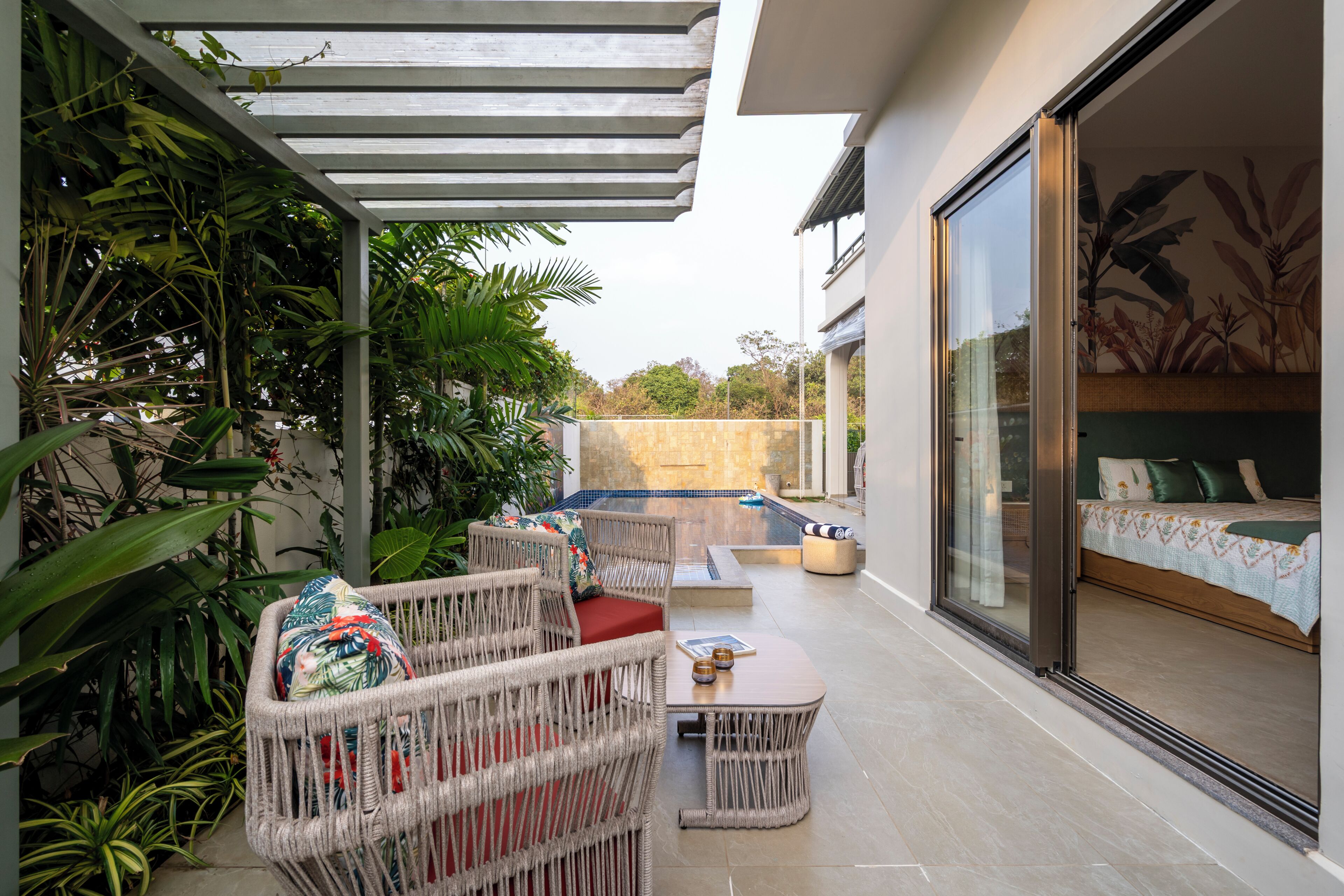 Luxury Villa, 4 Bedrooms, Private Pool, Hill View | Terrace/patio