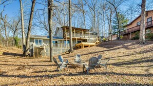 Unclassified image, 5 of 28, button - Hot Tub, Lake Access! Waterfront Hartwell Hideaway (Hartwell)