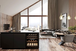 Interior - Modern studio near ski resort (Ladis)
