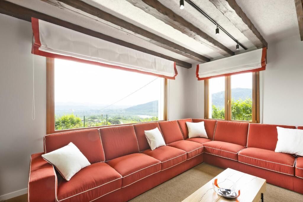 Deluxe Apartment, Vineyard View | Living area | 50-inch LED TV with digital channels